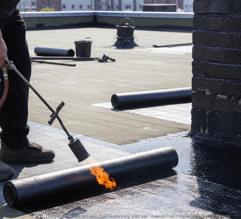 Dakbedekking plat dak Hoensbroek: Materialen & Onderhoud