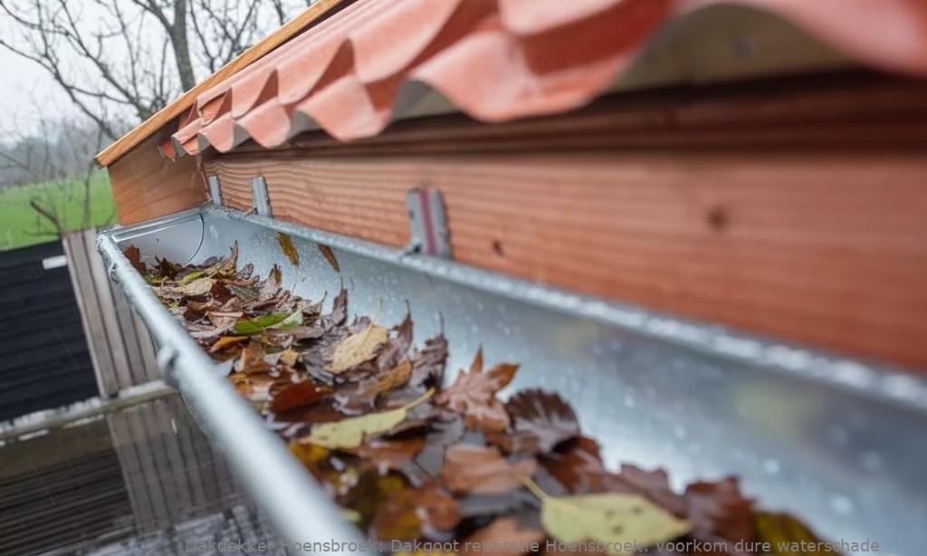 Dakgoot reparatie Hoensbroek: voorkom dure waterschade