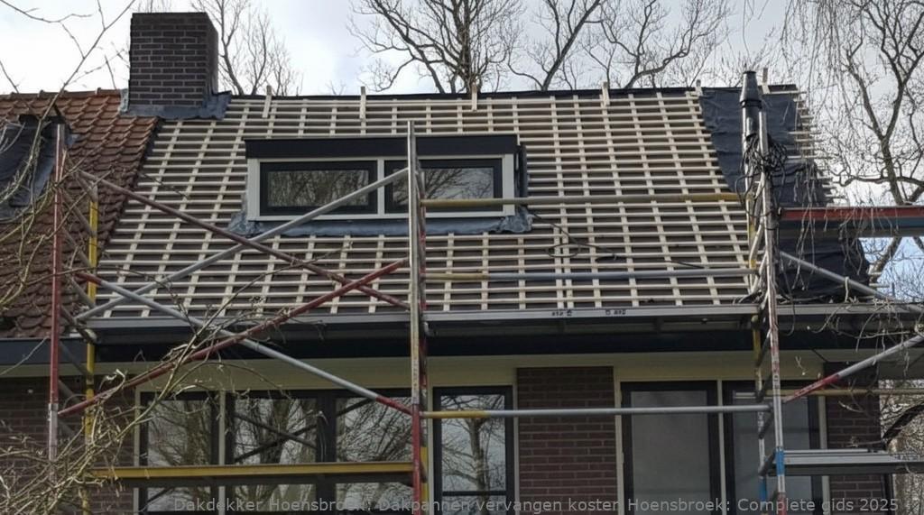 Dakpannen vervangen kosten Hoensbroek: Complete gids 2025