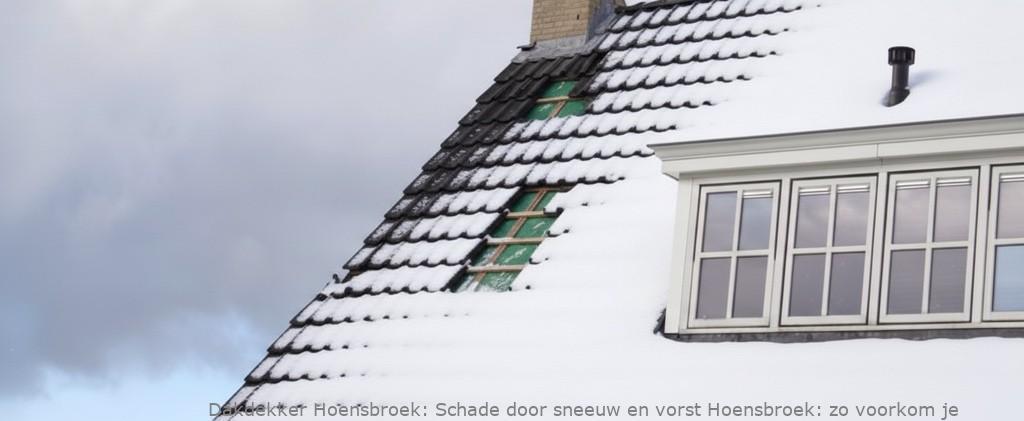 Schade door sneeuw en vorst Hoensbroek: zo voorkom je